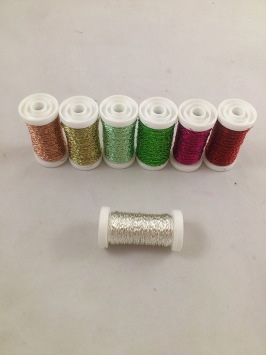 Fil bouillon 35 m. argent